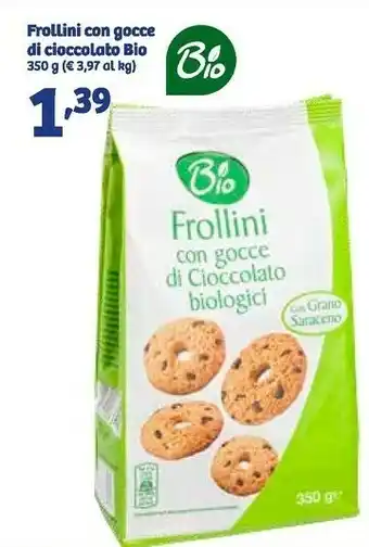 In'S Mercato Frollini con gocce di cioccolato offerta