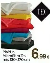 Tex plaid microfibra sherpa 130x170 cm