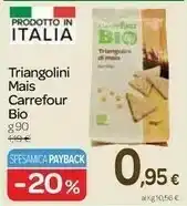 Carrefour Express Carrefour - triangolini di mais 90 g(ml) offerta