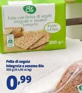 In'S Mercato Fette di segale integrale e sesamo bio offerta