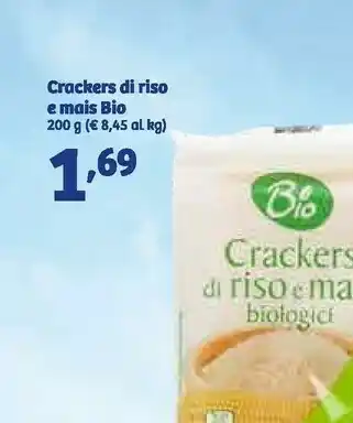 In'S Mercato Crackers di riso e mais bio offerta