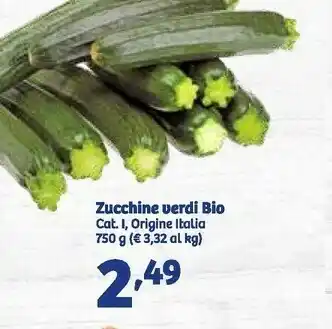 In'S Mercato Zucchine verdi bio offerta