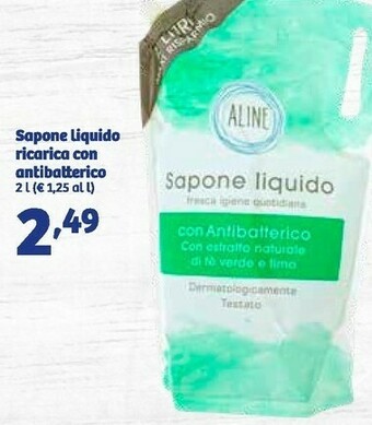 In'S Mercato Sapone liquido ricarica con antibatterico offerta
