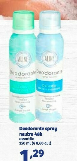 In'S Mercato Deodorante spray neutro offerta