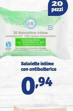 In'S Mercato Salviette intime con antibatterico offerta