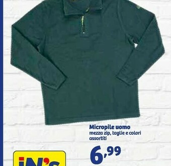 In'S Mercato Micropile uomo offerta