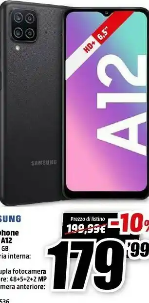 Galaxy a12 6.5" 4 gb 128 gb