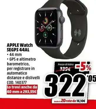 MediaWorld Watch segps 44al offerta