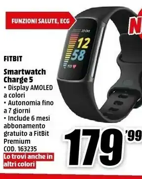 MediaWorld Smartwatch charge 5 offerta