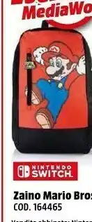 MediaWorld Zaino mario bros offerta