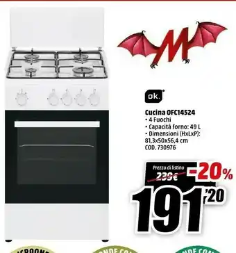MediaWorld Cucina ofc14524 offerta