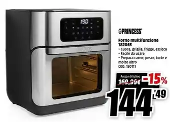 MediaWorld Princess 182065 forno aerofryer offerta