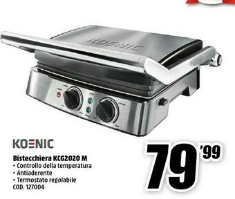 MediaWorld Koenic bistecchiera kcg2020 m offerta