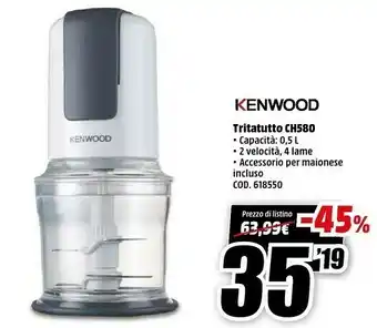 MediaWorld Tritatutto ch580 offerta