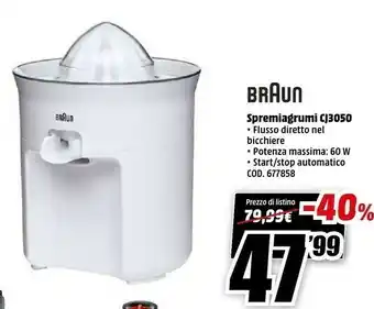 Cj 3050 bk spremiagrumi elettrico 60 w nero