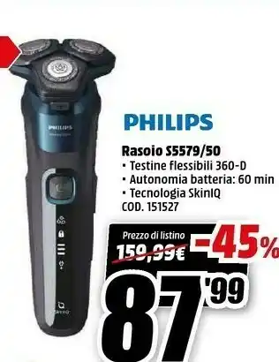 Rasoio s5579/50