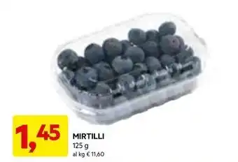 DPiù MIRTILLI 125 g offerta