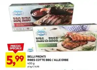 BELLI PRONTI RIBES COTTE BBQ / ALLE ERBE