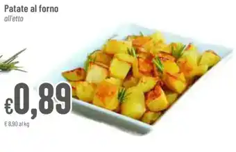 Pan Patate al forno all'etto offerta
