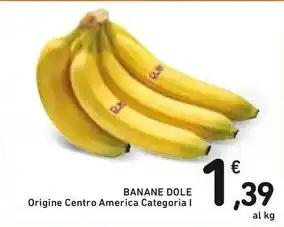 Spazio Conad BANANE DOLE offerta