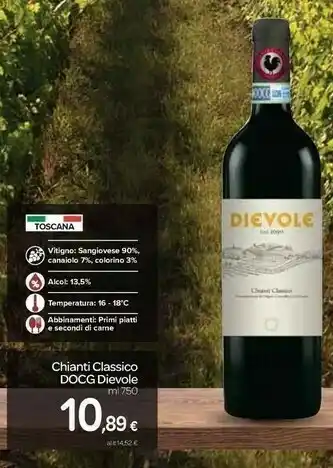 Carrefour Express Chianti classico docg dievole offerta