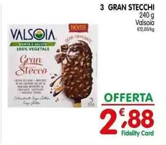 D'Ambros 3 GRAN STECCHI 240 g Valsoia offerta