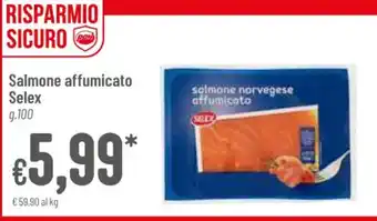 Pan Salmone affumicato Selex g.100 offerta