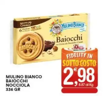 Gecop MULINO BIANCO BAIOCCHI NOCCIOLA 336 gr offerta