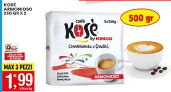 Gecop KOSÈ ARMONIOSO 250 GR X 2 offerta