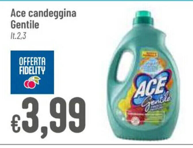 Ace candeggina Gentile It.2,3 offerta di Pan