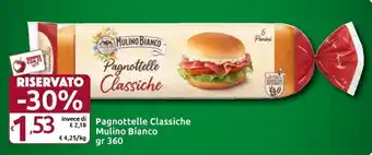 Carrefour Express Pagnottelle Classiche Mulino Bianco gr 360 offerta