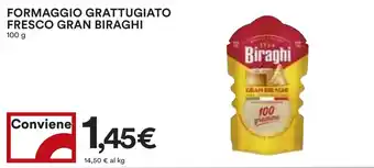 Coop FORMAGGIO GRATTUGIATO FRESCO GRAN BIRAGHI 100 g offerta