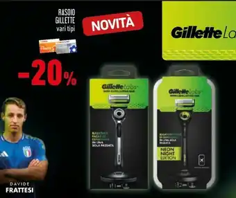 Conad Superstore RASOIO GILLETTE vari tipi offerta