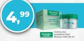 Portobello Crema viso protettiva Vital Beauty notte 50 ml offerta