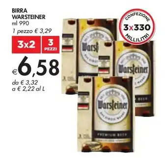 Bennet BIRRA WARSTEINER offerta