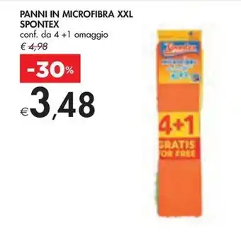 Bennet PANNI IN MICROFIBRA XXL SPONTEX offerta