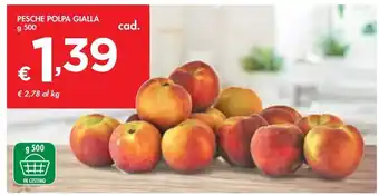 Bennet PESCHE POLPA GIALLA offerta