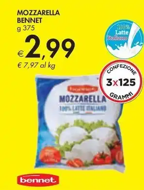 Bennet MOZZARELLA BENNET offerta