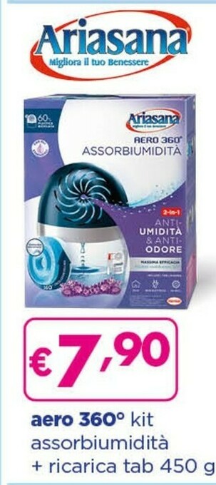 Ariasana aero 360 assorbiumidità