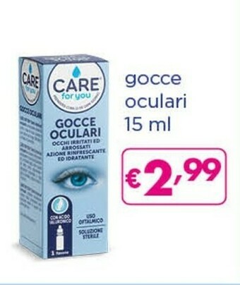 Acqua & Sapone Care for you gocce oculari offerta