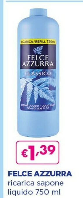Acqua & Sapone Ricarica sapone liquido offerta