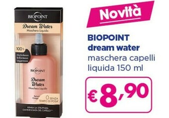 Acqua & Sapone Biopoint dream water maschera capelli liquida offerta