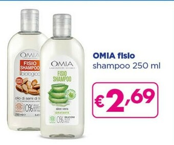 Acqua & Sapone Omia fisio shampoo 250 ml offerta