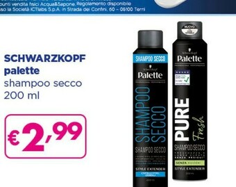 Acqua & Sapone Palette shampoo 200 ml offerta