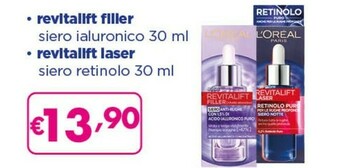 Acqua & Sapone Paris revitalift filler 30 ml offerta