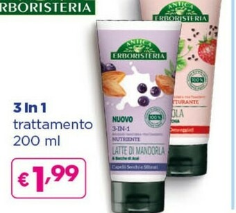 Acqua & Sapone Antica erboristeria 3 in 1 trattamento 200 ml offerta