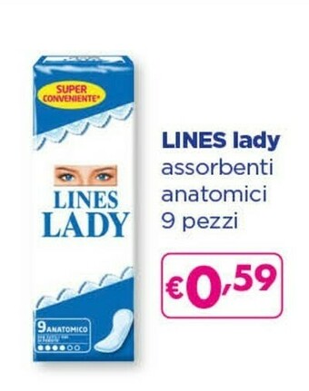 Acqua & Sapone Lady assorbenti anatomici offerta
