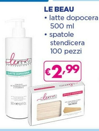 Acqua & Sapone Le beau latte dopocera offerta