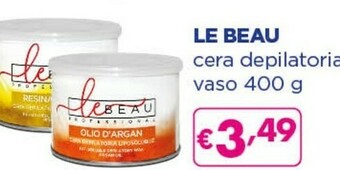 Acqua & Sapone Le beau cera depilatoria offerta