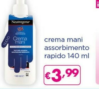 Acqua & Sapone Crema mani assorbimento rapido offerta